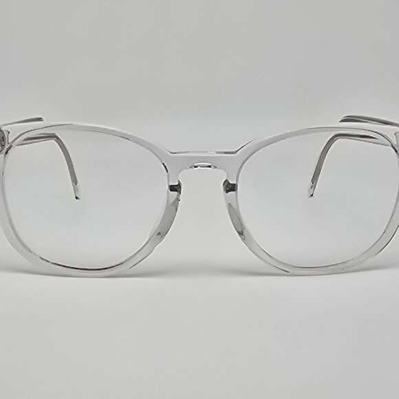 *SOLD*Warby Parker Carlton XW 500 Crystal Clear Eyeglasses Frame w/ Box and Case - Picture 3 of 16